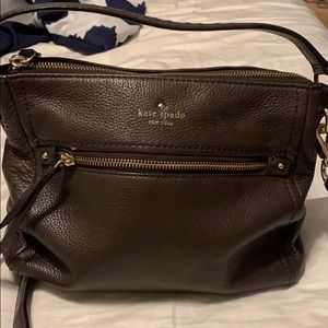 Kate spade brown pebble leather 2 straps